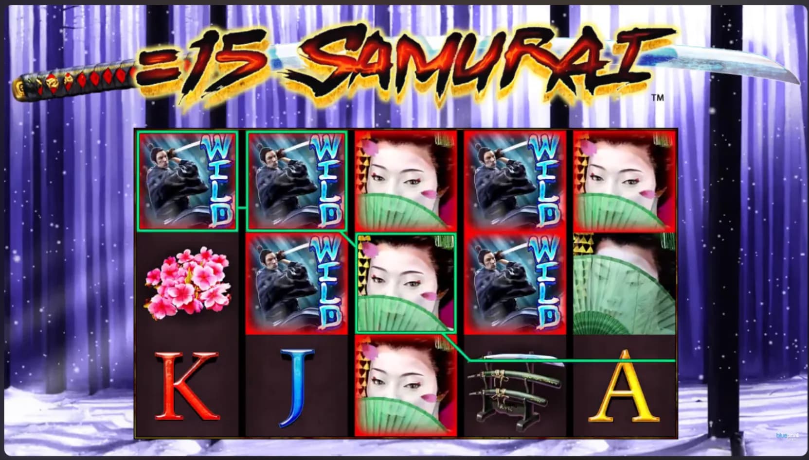 15 Samurai - Blueprint Gaming
